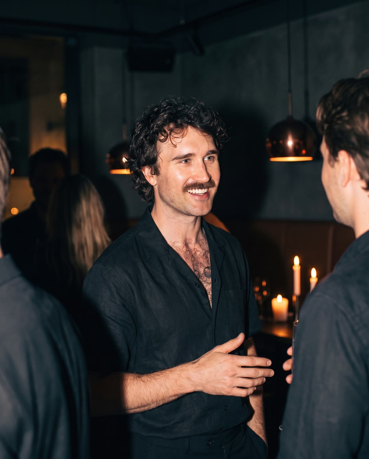 Cimon Lampa, grundare av Semurai, i samtal på ett event